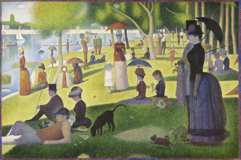 A Sunday on La Grande Jatte (1884) by Georges Seurat. Original from The Art Institute of Chicago. Digitally enhanced by rawpixel.